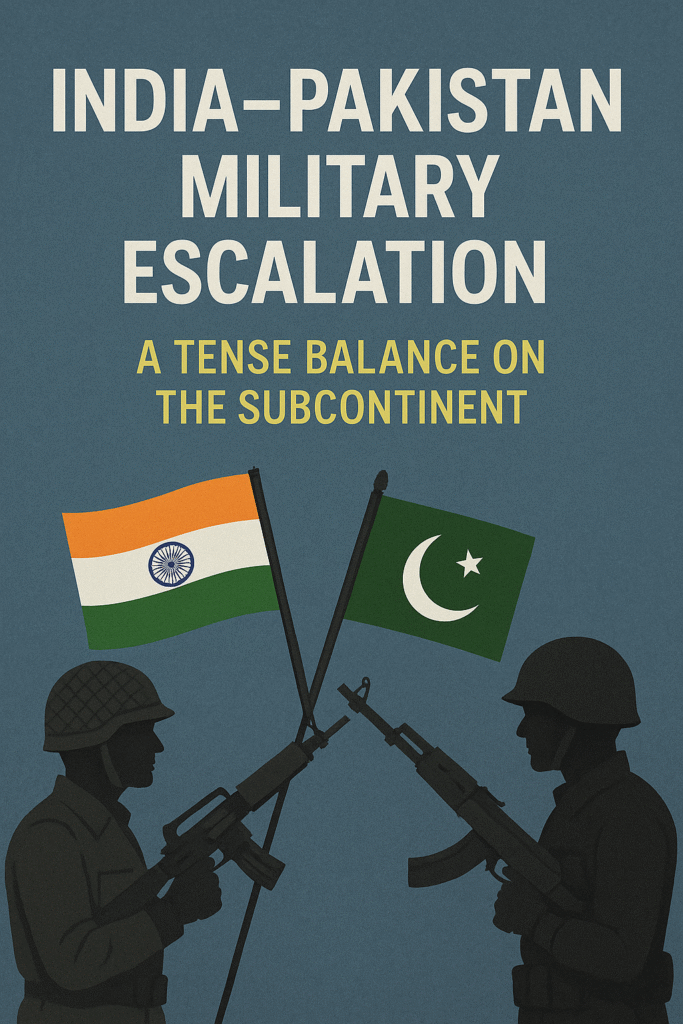 INDIA–PAKISTAN MILITARY ESCALATION: A TENSE BALANCE ON THE SUBCONTINENT